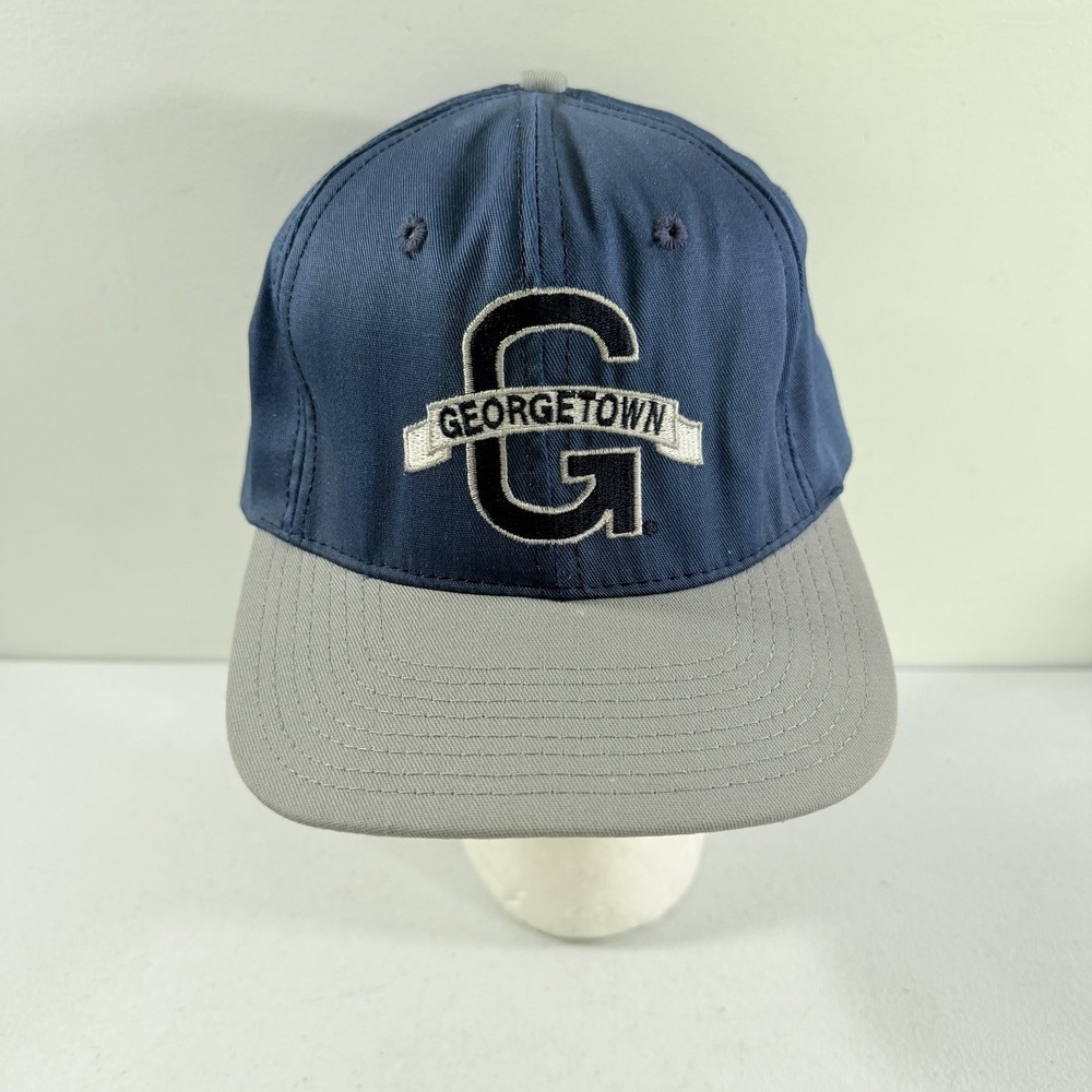 Vintage Georgetown Hoya's Paramount P Embroidered SnapBack Adjustable Hat Cap‎